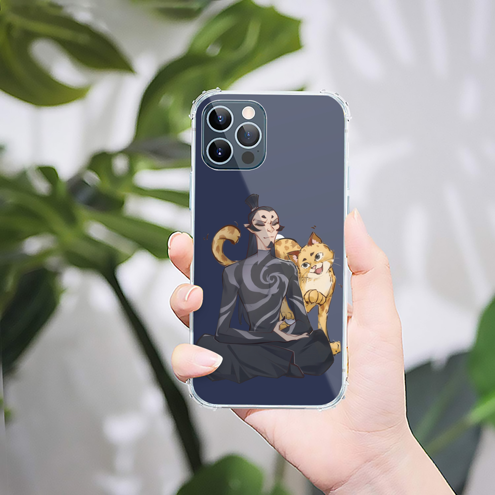 （画像用） Ne Zha 2 ナタ 魔童の大暴れ 【iPhone 12シリーズ対応】透明スマホケース（クリアソフトケース）